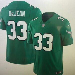 💚Cooper DeJean Kelly Green Vapor Jersey Stitched😍